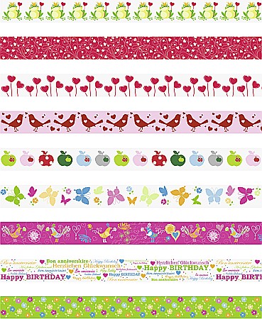 Benzi decorative - KP BANDA DECOR 15MM*10M SPRING CULORI ASORTATE 3584397