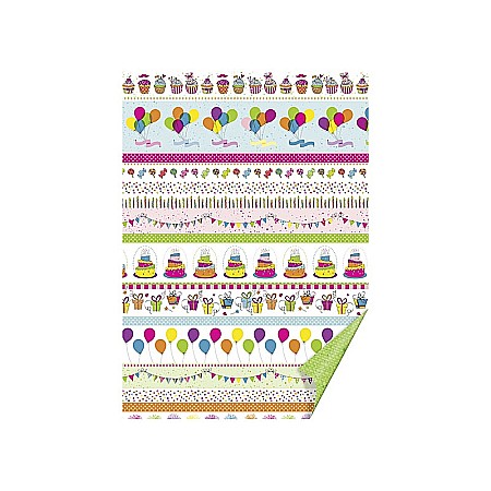 Cartoane/ Hartii Decor 50x70, 70x100, A4 - KP CARTON DECOR 50*70 300GR PETRECERE BAIETI/PANZA VERDE 4772201