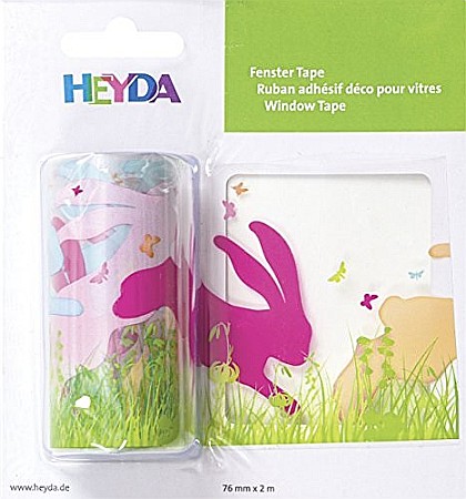 Benzi decorative - KP BANDA AUTOADEZIVA DECORATIVA FEREASTRA 200*7.5CM IEPURASI 3584486