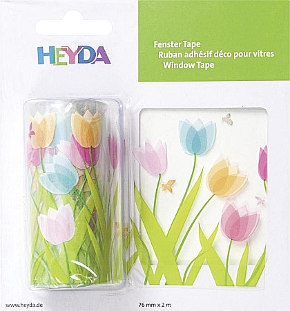 Benzi decorative - KP BANDA AUTOADEZIVA DECORATIVA FEREASTRA 200*7.5CM LALELE 3584485