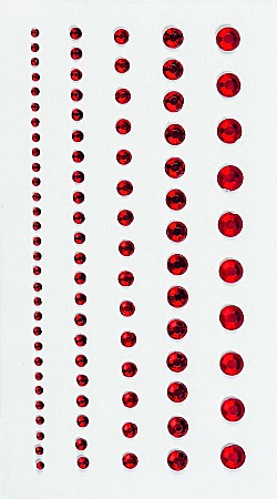 HOBBY - KP STICKER DECOR 7.5*16.5CM PIETRICELE ROSII 0.2-6MM 95 PCS 3782940