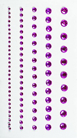 Stickere Decorative - KP STICKER DECOR 7.5*16.5CM PIETRICELE ROTUNDE ROZ 0.2-6MM 95 PCS 3782941