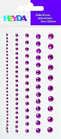 KP STICKER DECOR 7.5*16.5CM PIETRICELE ROTUNDE ROZ 0.2-6MM 95 PCS 3782941 [1]