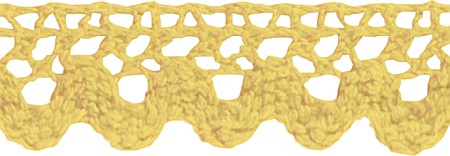 KP BANDA DECOR DANTELA AUTOADEZIVA 15MM*2M HEYDA GALBENA 3584510 [1]