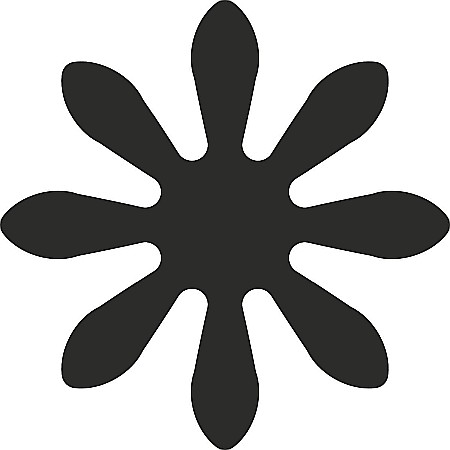 KP BRELOC MINI PERFORATOR DECORATIV HEYDA 1CM FLOARE 3687683 [1]