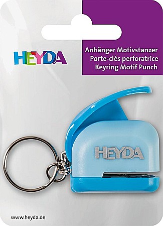 Breloc/ Inel chei, Eticheta bagaje - KP BRELOC MINI PERFORATOR DECORATIV HEYDA 1CM FLUTURE 3687685