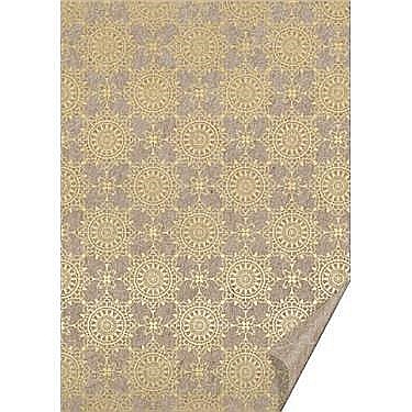 Cartoane/ Hartii Decor 50x70, 70x100, A4 - KP CARTON DECOR KRAFT A4 MODEL ORNAMENT AURIU LUCIOS 4772750