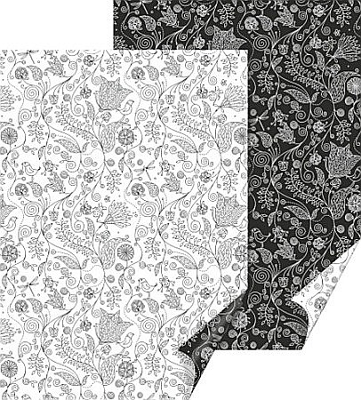 Cartoane/ Hartii Decor 50x70, 70x100, A4 - KP CARTON DECOR 50*70 300GR MOTIV FLORAL 4771727