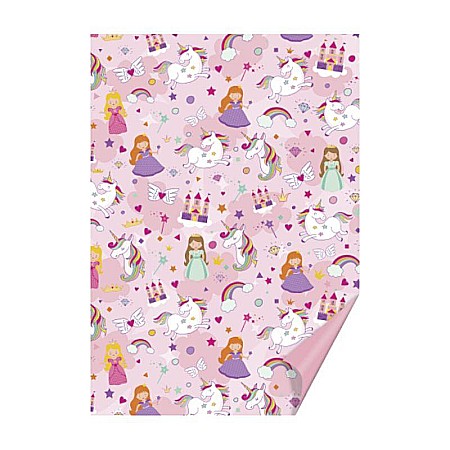Cartoane/ Hartii Decor 50x70, 70x100, A4 - KP CARTON DECOR 50*70 300GR PRINTESE SI UNICORNI 4771744