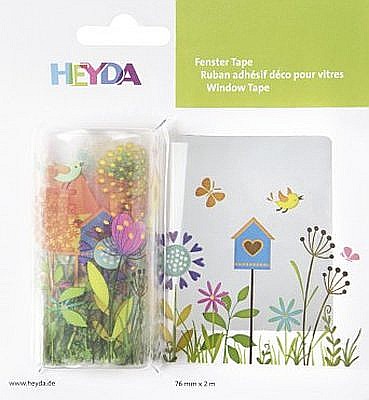 ARTICOLE DE BIROU - KP BANDA AUTOADEZIVA DECORATIVA FEREASTRA 200*7.5CM GRADINA 3584475