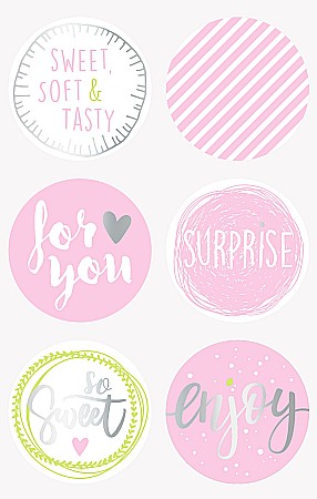 Stickere Decorative - KP STICKERE SWEET ROSE 6/SET  HEYDA 3780800