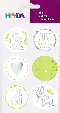 KP STICKERE MARRIDE GREE 6/SET HEYDA 3780805 [1]