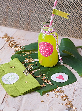 KP STICKERE LOVE PINK  6/SET HEYDA 3780803 [3]