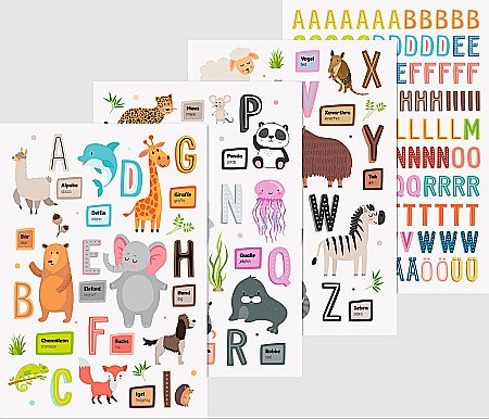 Abtibilduri, Stickere Christmas - KP STICKER DECOR FEREASTRA ABC 4COLI/SET 3584440