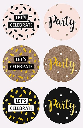 Stickere Decorative - KP STICKERE PARTY 6/SET HEYDA 3780819