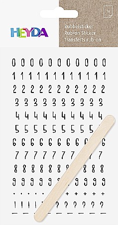 KP STICKERE TRANSFERABILE NUMBERS 10*19CM 3780908 [1]