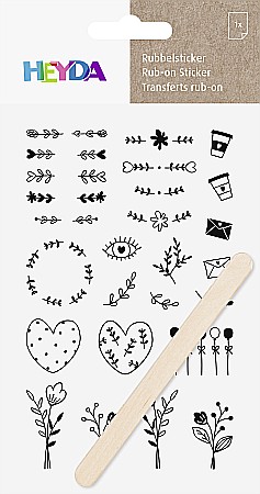 KP STICKERE TRANSFERABILE ORNAMENTE 10*19CM 3780910 [1]