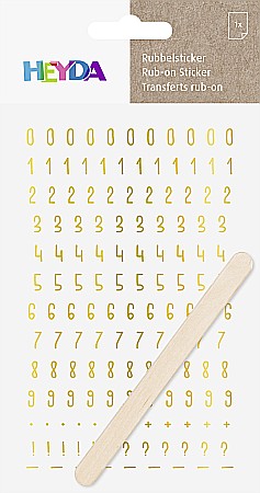 KP STICKERE TRANSFERABILE NUMERE AURII 10*19CM 3780920 [1]