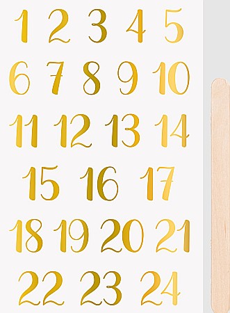 HOBBY - KP STICKERE TRANSFERABILE ADVENT AURIU 10*19CM 3780943