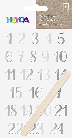 KP STICKERE TRANSFERABILE ADVENT ARGINTIU 10*19CM 3780949 [1]