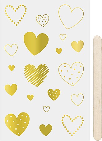 HOBBY - KP STICKERE TRANSFERABILE INIMI AURII 10*19CM HEYDA 3780960