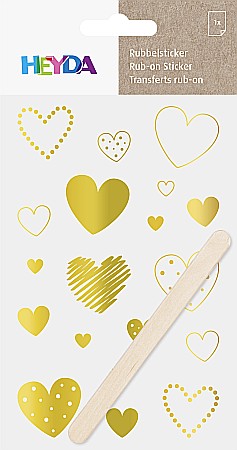 KP STICKERE TRANSFERABILE INIMI AURII 10*19CM HEYDA 3780960 [1]