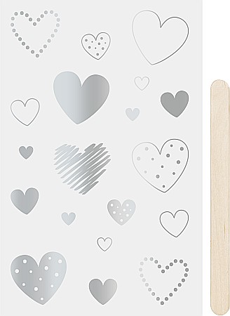 HOBBY - KP STICKERE TRANSFERABILE INIMI ARGINTII 10*19CM HEYDA 3780966