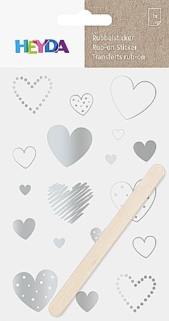 KP STICKERE TRANSFERABILE INIMI ARGINTII 10*19CM HEYDA 3780966 [1]