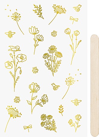 Stickere Decorative - KP STICKERE TRANSFERABILE FLORI AURII 10*19CM 3780961