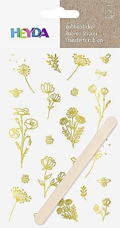 KP STICKERE TRANSFERABILE FLORI AURII 10*19CM 3780961 [1]