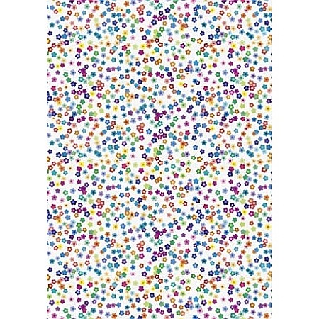 Cartoane/ Hartii Decor 50x70, 70x100, A4 - KP CARTON DECOR 50*70 300GR MOTIV FLORICELE COLORATE 4772283