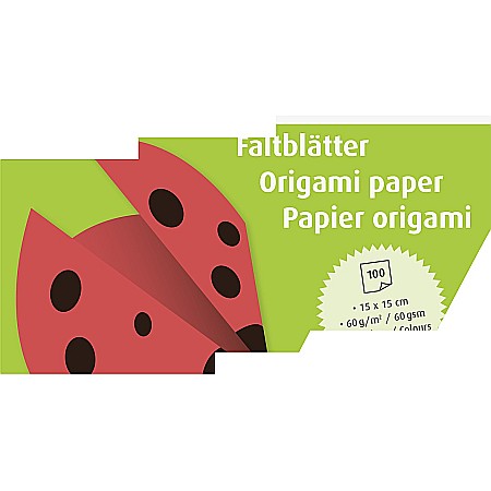 KP HARTIE ORIGAMI 15*15CM 100/SET CULORI ASORTATE 4875514 [1]