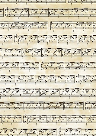 Cartoane/ Hartii Decor 50x70, 70x100, A4 - KP HARTIE CALC A4 115GR MODEL NOTE MUZICALE 4878935