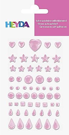 HOBBY - KP STICKER DECOR 7.5*14.8CM PIETRICELE ORNAMENTALE ROSE 58 PCS 4883348