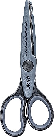 Foarfece pentru copii - KP FOARFECA CREATIVA ZIG-ZAG MARIO GRI 4888003