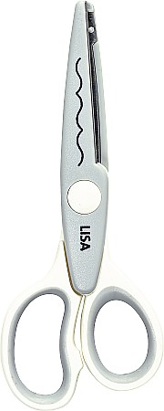 Foarfece pentru copii - KP FOARFECA CREATIVA ZIG-ZAG LISA GRI 4888014