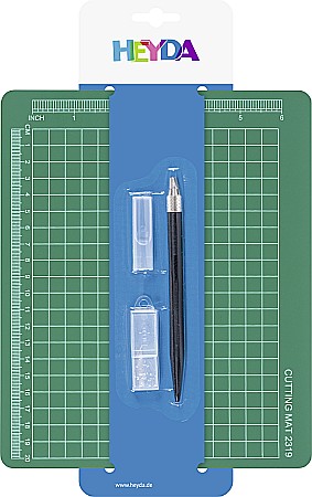 KP SET DE TAIERE, PLANSETA TAIERE A4 SI ACCESORII, 8 PCS/SET, VERDE 4889529 [1]
