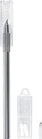 Cuttere - KP CUTTER CREATIV ROTATIV 360 GRADE + 2 LAME REZERVA ARGINTIU 4889563