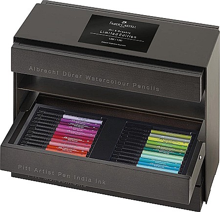 Seturi cadou pentru artisti - CUTIE LEMN EDITIE LIMITATA ARTA&GRAFICA FABER-CASTELL FC110052SD