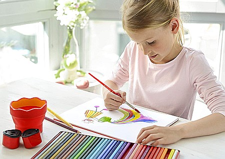 LEC CREIOANE COLORATE FABER-CASTELL GRIP 2001 12/SET FC112413 CUTIE METAL [4]