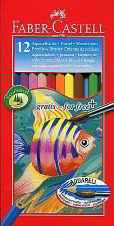 LEC CREIOANE COLORATE FABER-CASTELL AQUARELL 12/SET FC114413