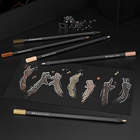 LEC CREIOANE COLORATE FABER-CASTELL SKIN TONES BLACK EDITION 12/SET FC116414 [2]