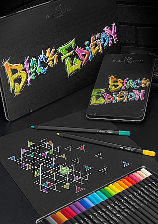 LEC CREIOANE COLORATE FABER-CASTELL BLACK EDITION 36/SET FC116437 CUTIE METAL [4]