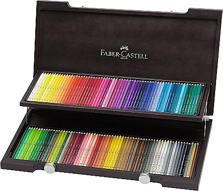 Seturi cadou pentru artisti - CUTIE LEMN 120 BUCATI CREIOANE ACUARELA ALBRECHT DURER FABER-CASTELL FC117513SD