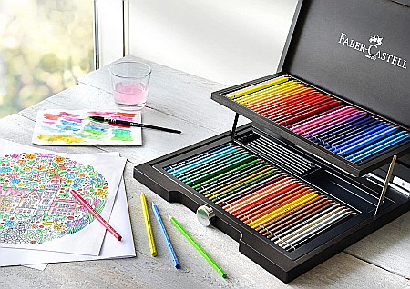 CUTIE LEMN 72 BUCATI CREIOANE ACUARELA ALBRECHT DURER FABER-CASTELL  FC117572SD [3]