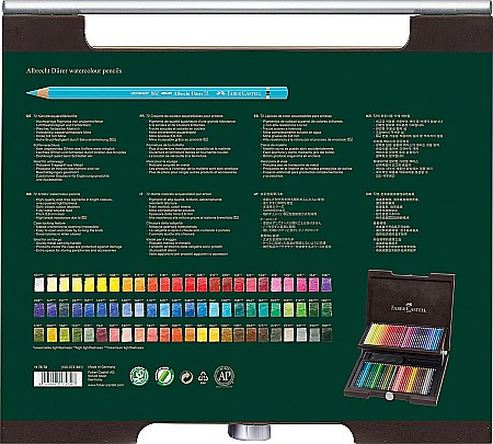 CUTIE LEMN 72 BUCATI CREIOANE ACUARELA ALBRECHT DURER FABER-CASTELL  FC117572SD [4]