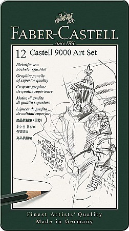 LEC CREION FABER CASTELL 9000 12/SET FC119065 CUTIE METAL [3]