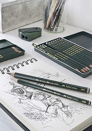 LEC CREION FABER CASTELL 9000 12/SET FC119065 CUTIE METAL [7]