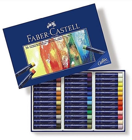 FINE ARTS&GRAPHICS - LEC PASTELURI ULEIOASE FABER-CASTELL 24/SET FC127024
