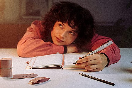 LEC STILOU FABER-CASTELL GRIP 2011 M FC140844 GLAM PEARL [5]